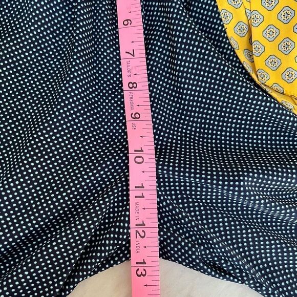 Aerie Womens Multi Color Patchwork Wide Leg Elastic Waist Pull On Pants Size S - Picture 5 of 6